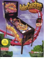 Roller Coaster Tycoon Pinball Machine by Stern