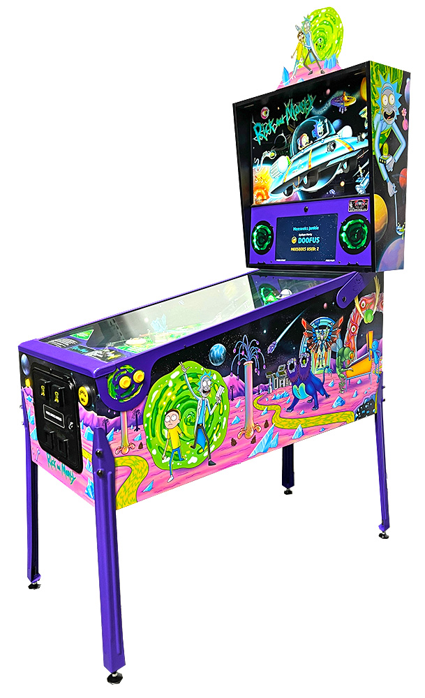 Rick and Morty Pinball Machine Rick and Morty Pinball Machine